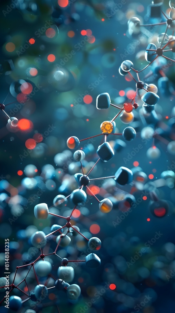 Poster molecular structure of neurotransmitter precursor compounds highlighting metabolic conversion