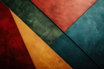 Vibrant abstract geometric symmetrical pattern background
