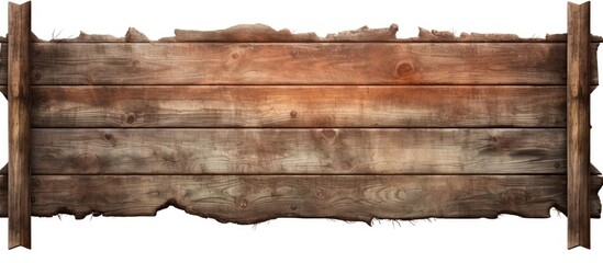 Naklejka premium A vintage signpost made of wood featuring empty arrows for your custom text Perfect for a copy space image