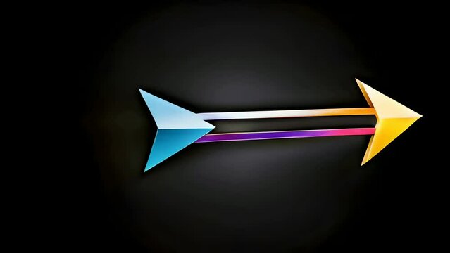 arrow wright side moving animation