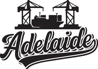 Adelaide Ship Silhouette Vector © PapaGray