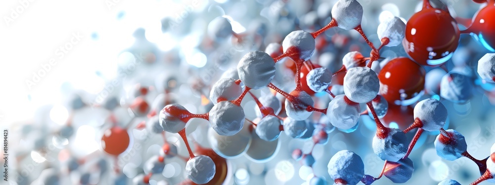 Poster molecular model of cholesterol structure a key cell membrane component and steroid hormone precursor