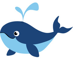 Obraz premium whale illustration
