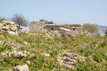 castle ruins of Antimachia Castle Kos Island South Aegean Region (Südliche Ägäis) Greece