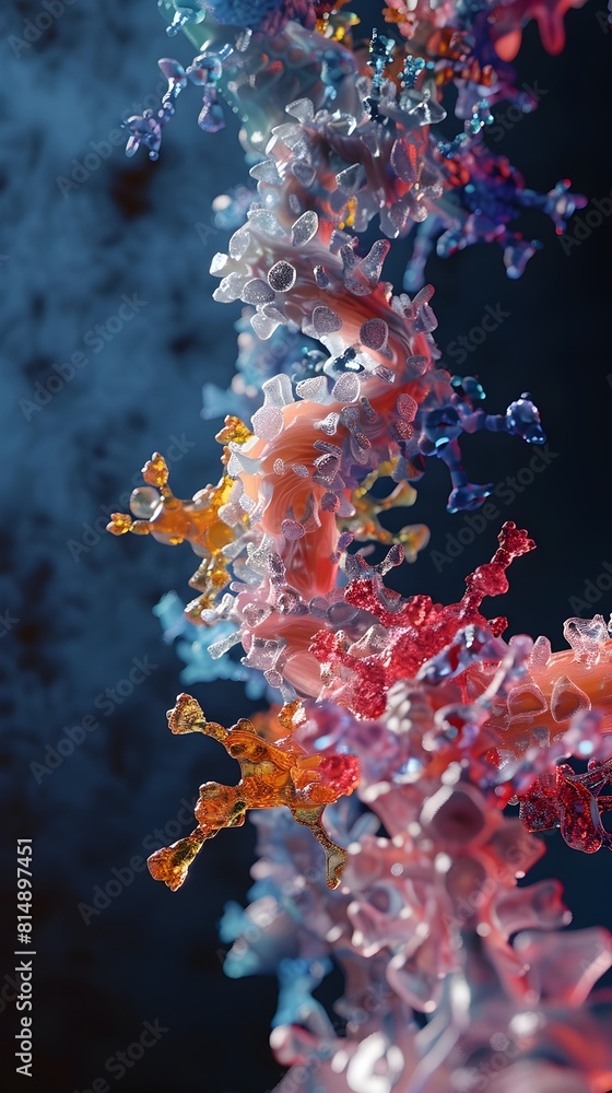 Poster insulin guardian of cognitive function 3d rendered visualization