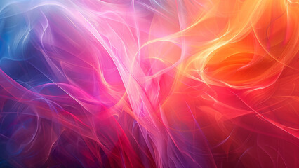 Vibrant Abstract Swirls: Colorful Dynamic Digital Art Illustration for Creative Backgrounds 8K Wallpaper High-resolution