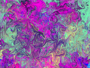 Colorful curvy lines, color waves, curve background design.