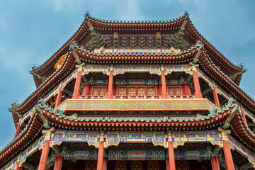 Naklejka premium Summer Palace, an imperial garden in the Qing dynasty, Beijing, China