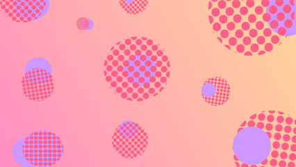 Abstract pattern polkadot background design