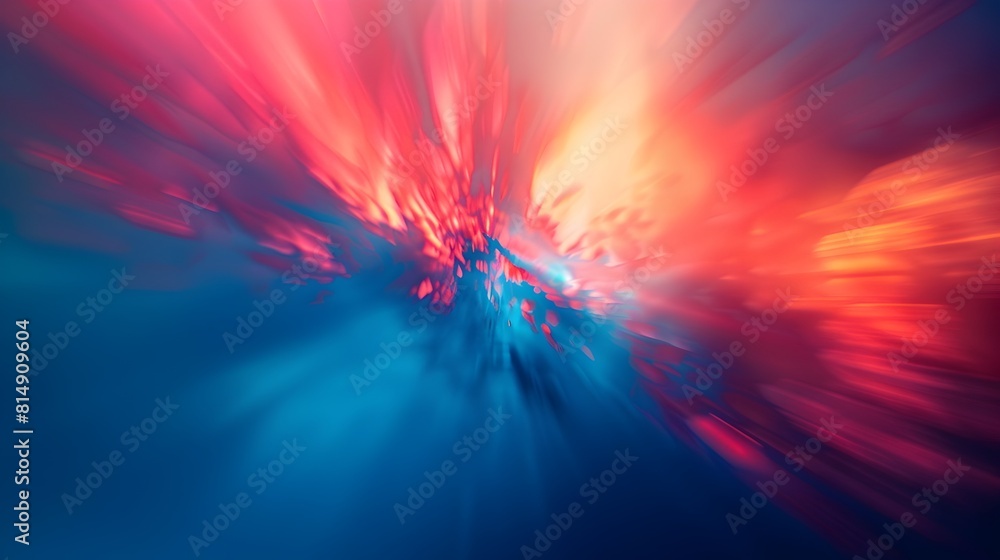 Aufkleber dynamic blur and color gradient abstract background in photography