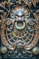 detail of the door