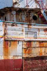 Épave de bateau de pêche