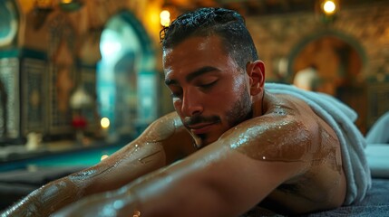 an aromatherapy session in a spa
