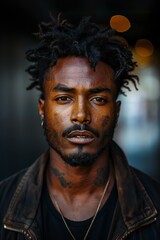 Digital image of cool man portrait , high quality, high resolution