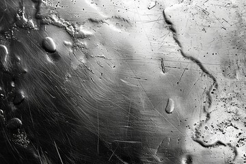 Stark silver metal texture surface, industrial concept for design projects. Dark grey surface of a steel plate