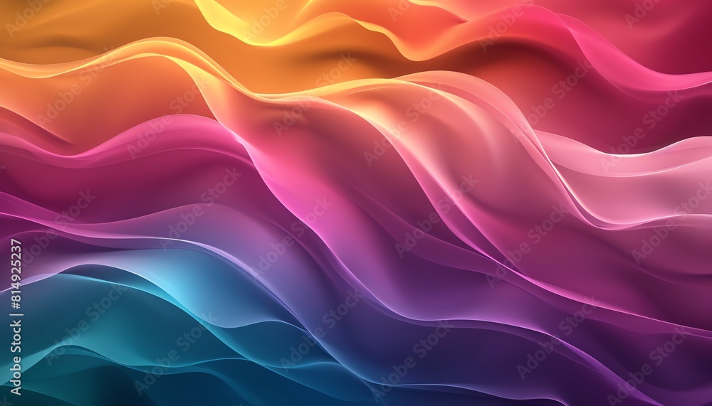 Aufkleber smooth abstract color gradient background, versatile for use in graphic design or creative projects