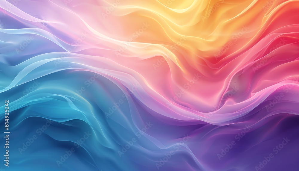 Poster smooth abstract color gradient background, versatile for use in graphic design or creative projects