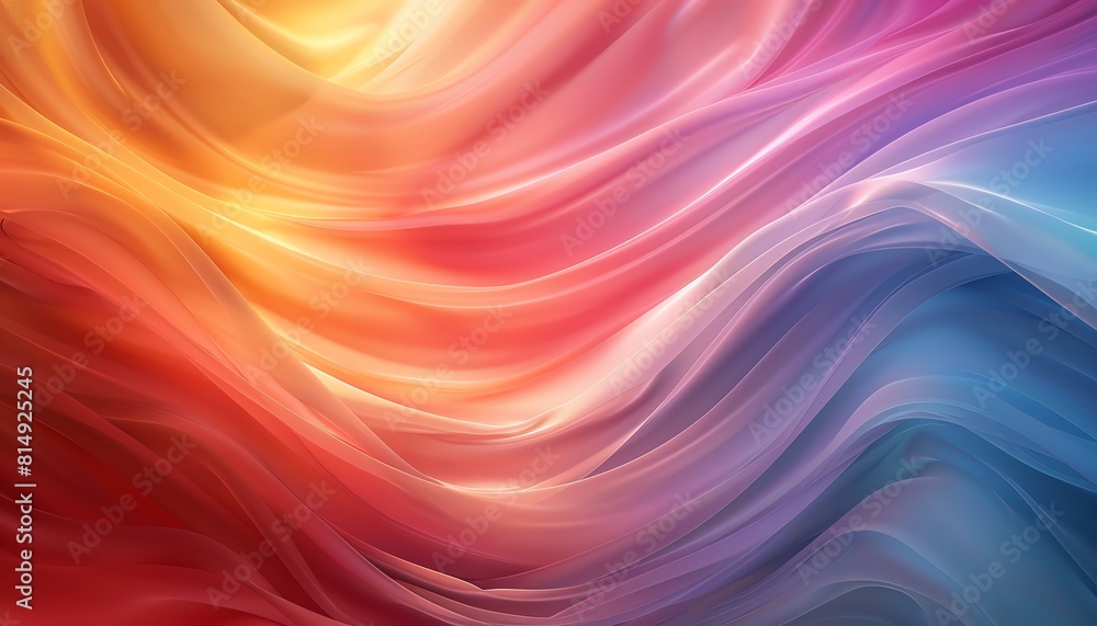 Aufkleber smooth abstract color gradient background, versatile for use in graphic design or creative projects