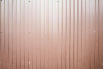 Corrugated metal sheet texture background.