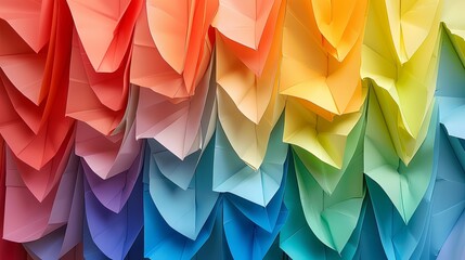 rainbow paper background