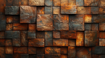 Brown wood texture creates a captivating abstract backdrop, blending earthy tones and intricate patterns for a harmonious visual experience.
