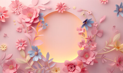 Enchanted Paper Floral Glow