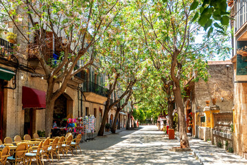 Altstadt, Valldemossa, Mallorca, Spanien 