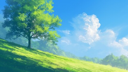 Obraz premium Artistic interpretations of fantastical landscapes