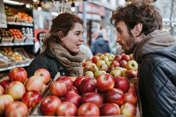 Fototapeta premium delicious smell of apples