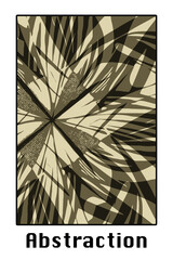 Abstract pattern. Illustration for printing on wall decorations. For use in graphics.