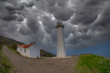 Sarpıncık Lighthouse (Karaburun Lighthouse), with access to 12 miles of sight, has been in...