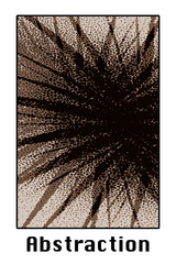 Abstract pattern. Illustration for printing on wall decorations. For use in graphics.