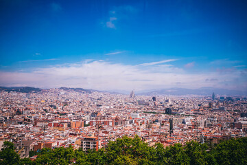 Fototapeta premium Barcelona cityscape