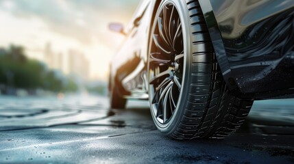 tyre repair, Automotive Maintenance banner background for Advertisement, car service shop