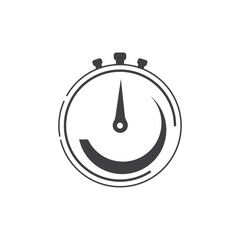 Clock and time icon