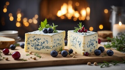 Naklejka premium Shropshire blue cheese