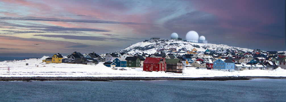 Village of Vardo (Vard&oslash;) , northern Norway