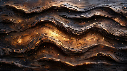 Fototapeta premium Brown wood texture lends warmth and depth to the abstract background, adding a natural element to the artistic composition.