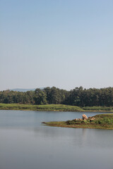 lake in the mountains