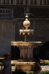 Elements of architectural decorations, fountains and taps for drinking water, decorative fountains...