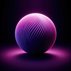 abstract purple sphere