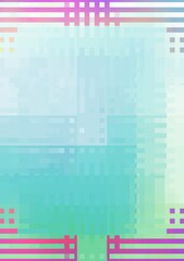 abstract green blue geometric backdrop with stripes frame background 