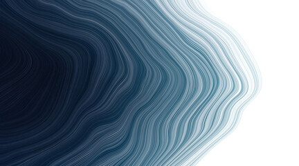 Abstract watercolor paint background dark blue gradient color with fluid curve lines texture and white space for text