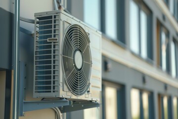 Unit compressor of air conditioning install outside