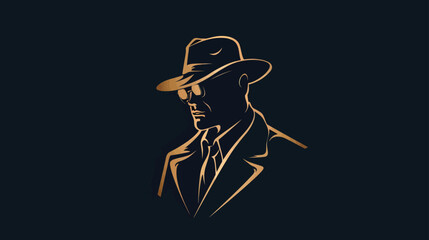 creative logo of a detective company