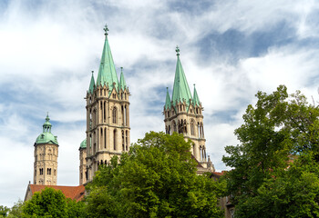 Obraz premium Die Türme vom Naumburger Dom