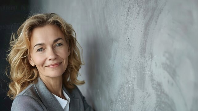 Close up portrait of a professional business woman smiling