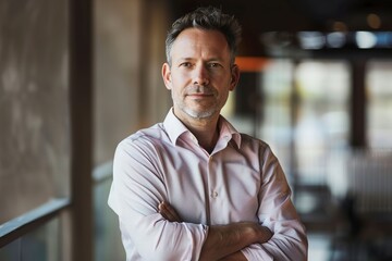 CEO owner leader company staff member portrait possibly