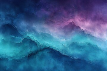 Abstract background with blue and purple clouds,  Fantasy fractal texture,  Digital art,   rendering