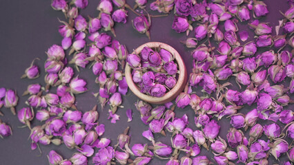 Dried rose buds flowers for scent